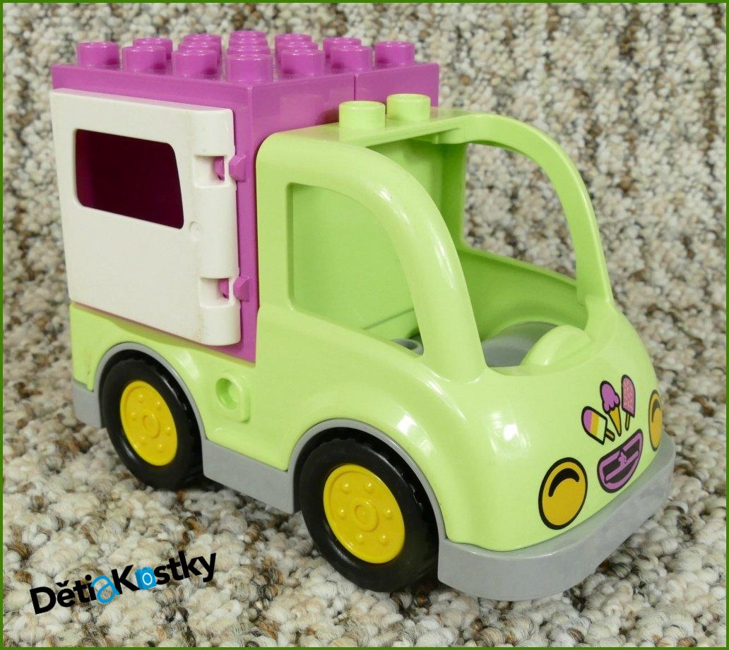 Lego® Duplo® Dodávka/Tahač - Zmrzlina/Růžové Kostky