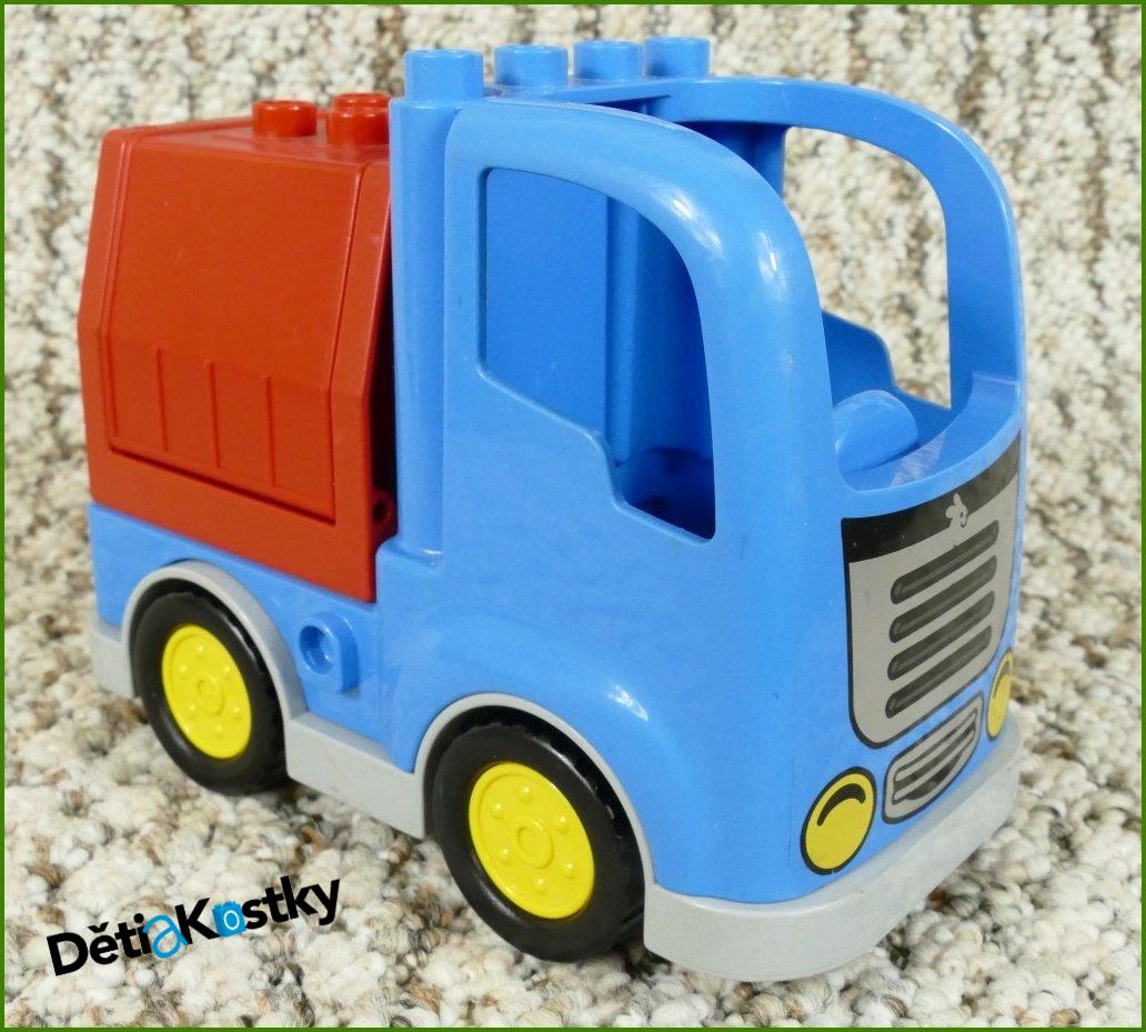 Lego® Duplo® Nákladní Auto Modré - Vyklápěcí Korba Dřevo