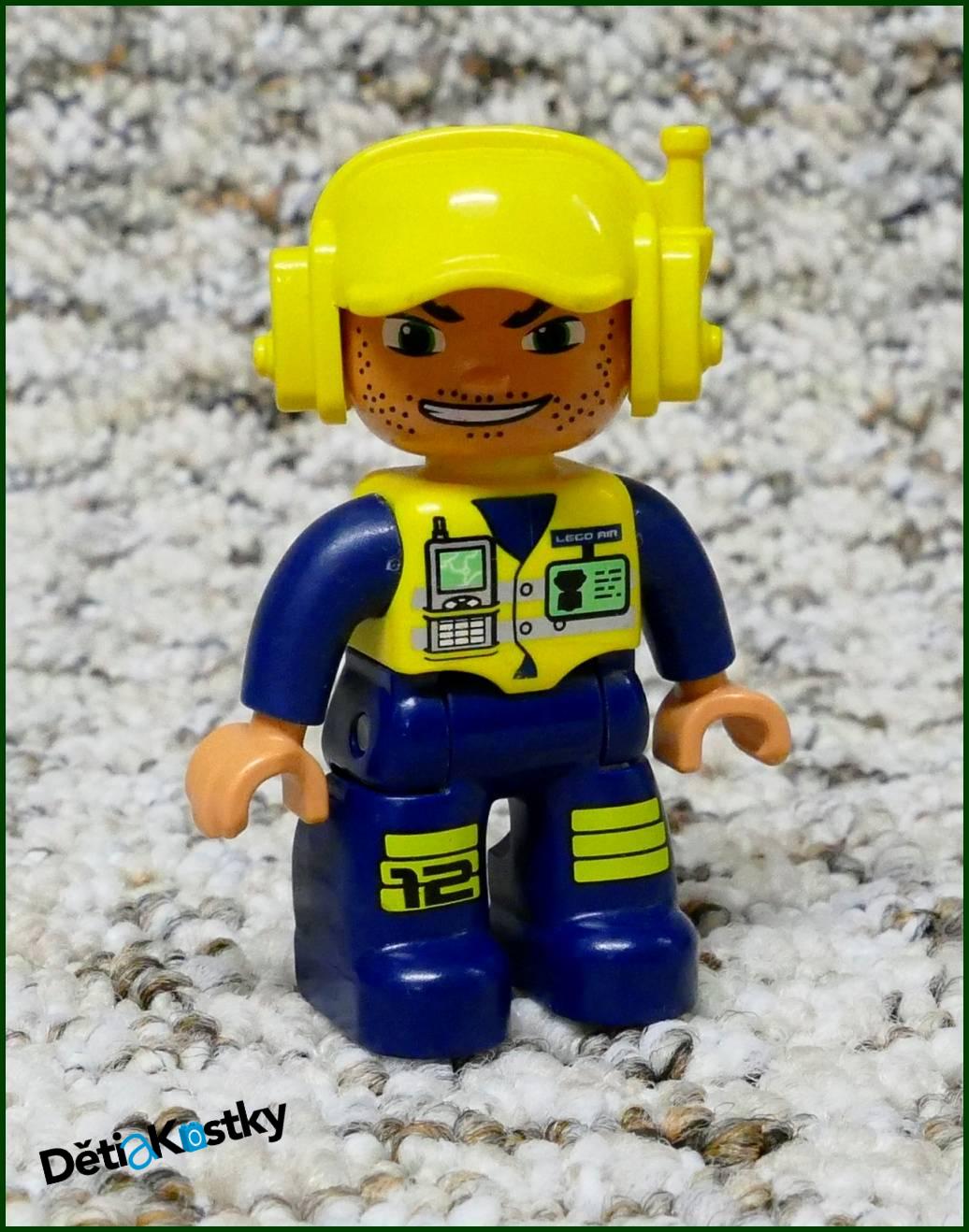 Lego® Duplo® Figurka Pilot Vrtulníku Modro/Žlutý