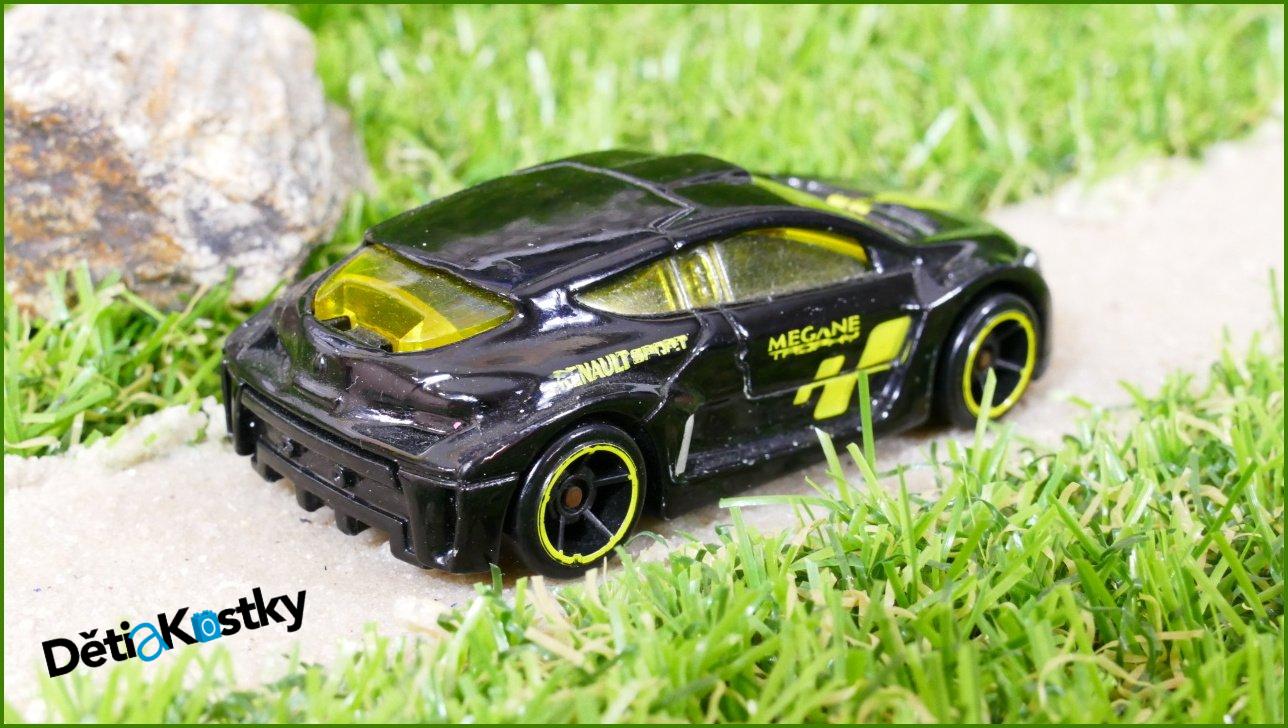 Model Autíčka Hot Wheels Renault Megane Trophy - bez zadního křídla