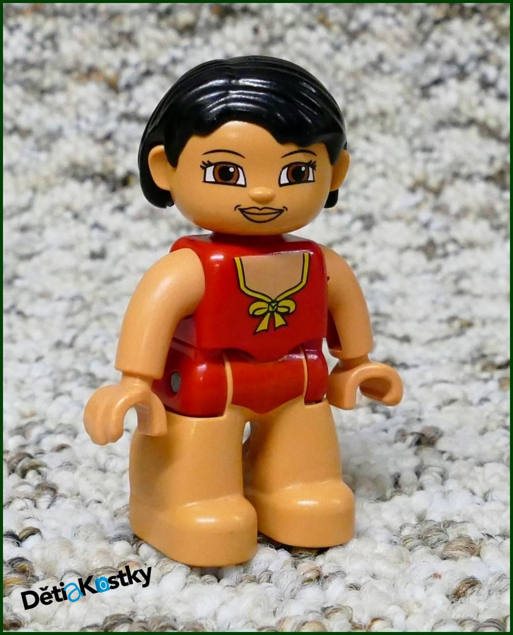 Lego® Duplo® Figurka Sportovkyně Červená