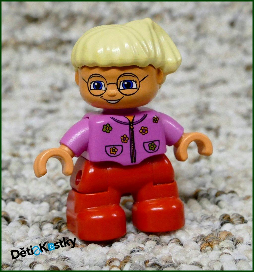 Lego® Duplo® Figurka Holčička s Brýlemi