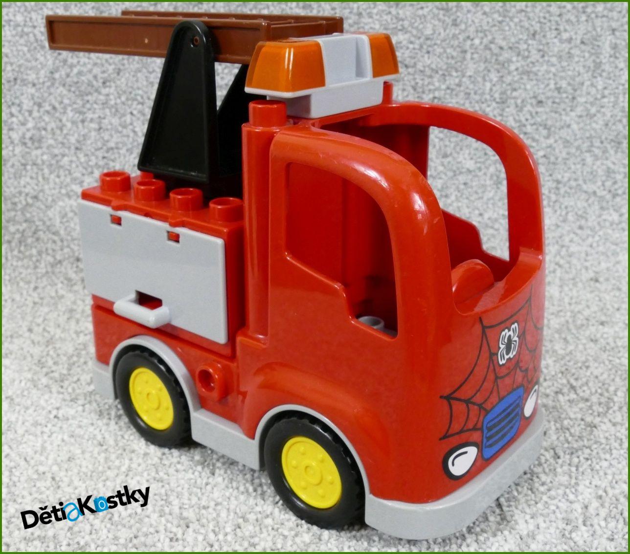 Lego® Duplo® Hasičské Auto se Žebříkem a Majáčkem