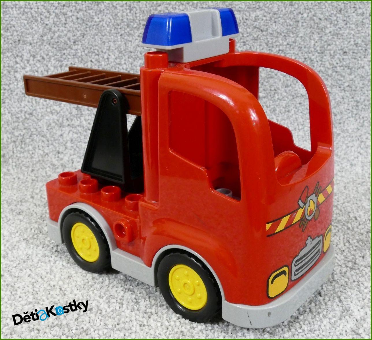 Lego® Duplo® Hasičské Auto se Žebříkem a Majáčkem
