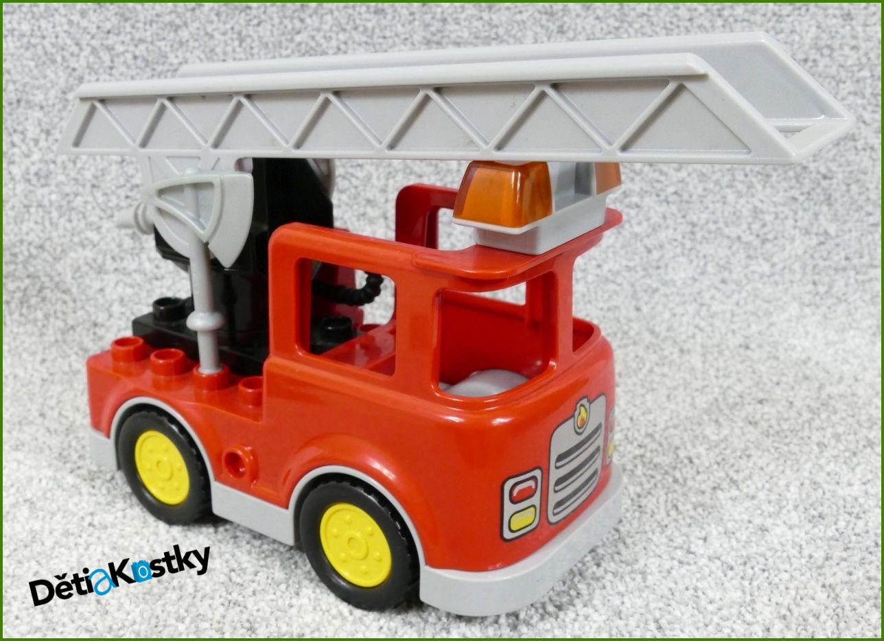 Lego® Duplo® Hasičské Auto se Žebříkem a Majáčkem