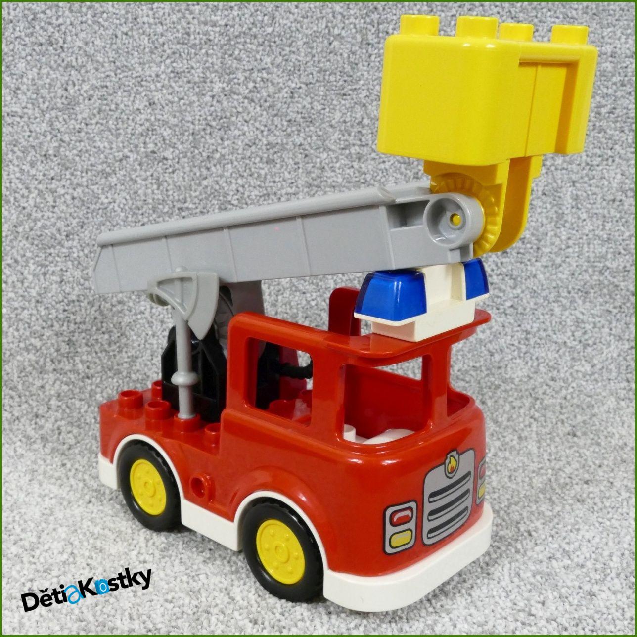 Lego® Duplo® Hasičské Auto se Žebříkem a Majáčkem