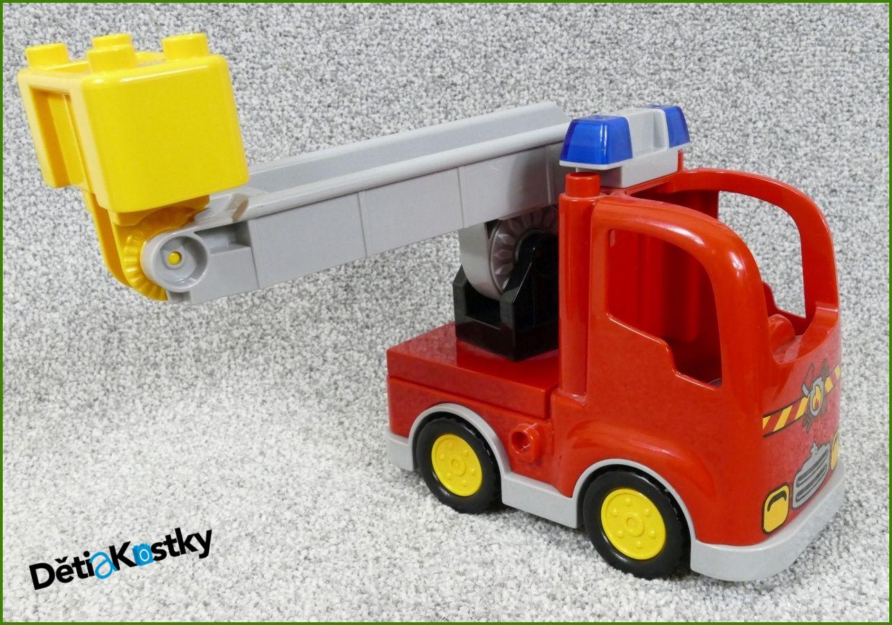 Lego® Duplo® Hasičské Auto se Žebříkem a Majáčkem