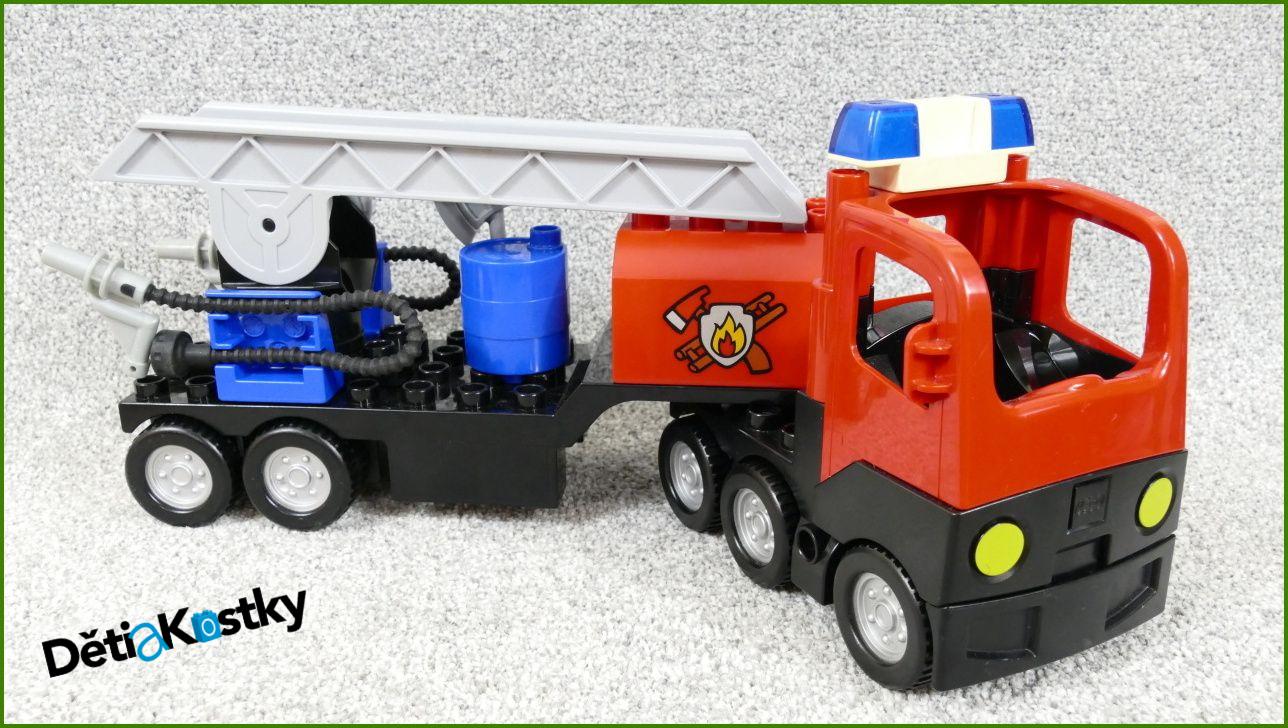 Lego® Duplo® Hasičské Auto se Žebříkem a Majáčkem