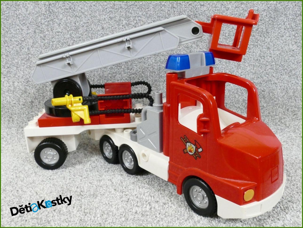Lego® Duplo® Hasičské Auto se Žebříkem a Majáčkem