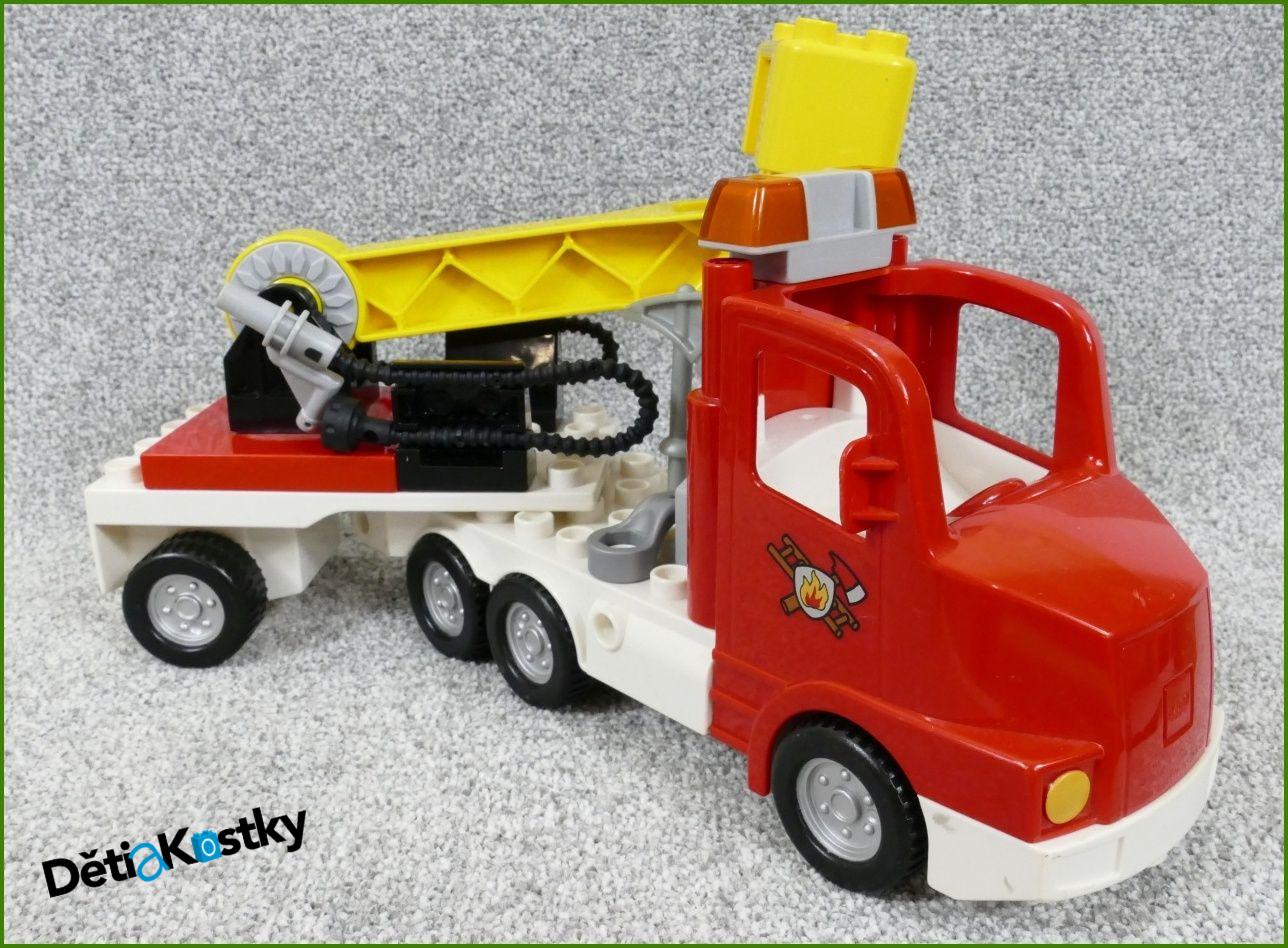 Lego® Duplo® Hasičské Auto se Žebříkem a Majáčkem