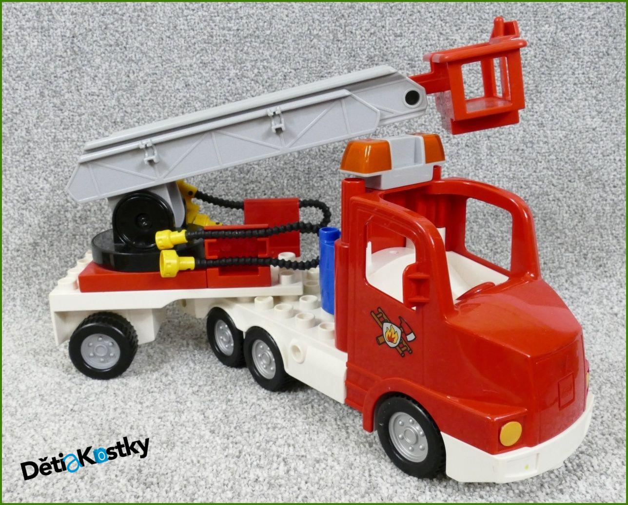 Lego® Duplo® Hasičské Auto se Žebříkem a Majáčkem