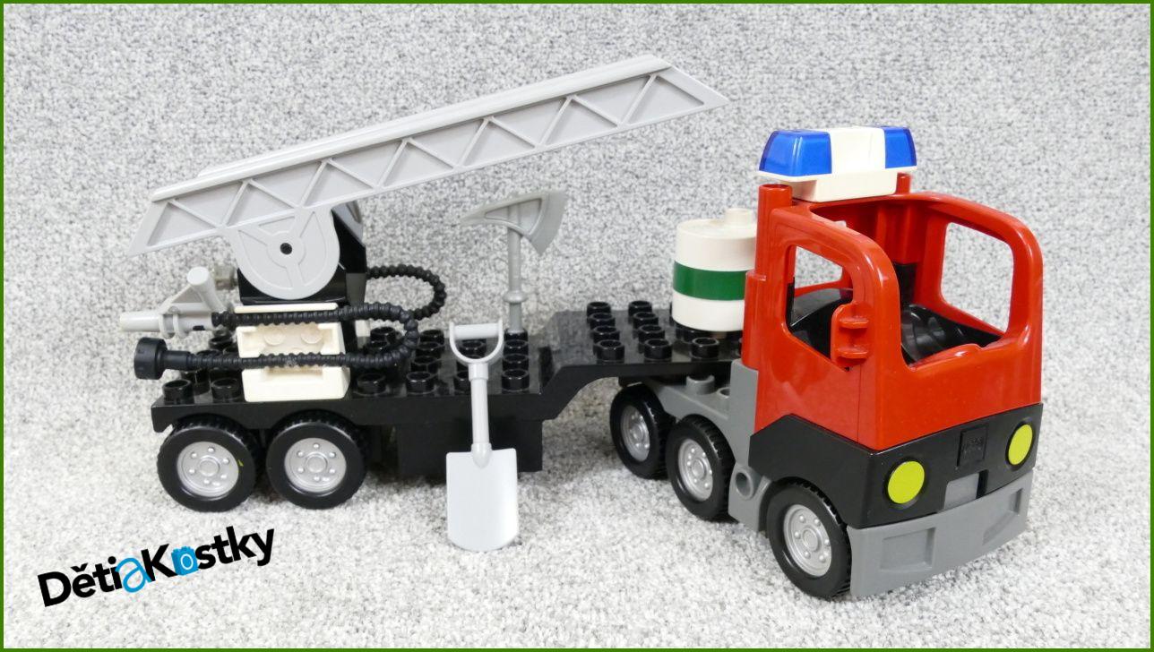Lego® Duplo® Hasičské Auto se Žebříkem a Majáčkem