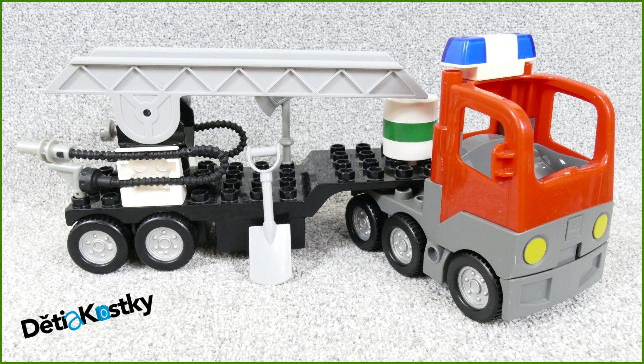 Lego® Duplo® Hasičské Auto se Žebříkem a Majáčkem