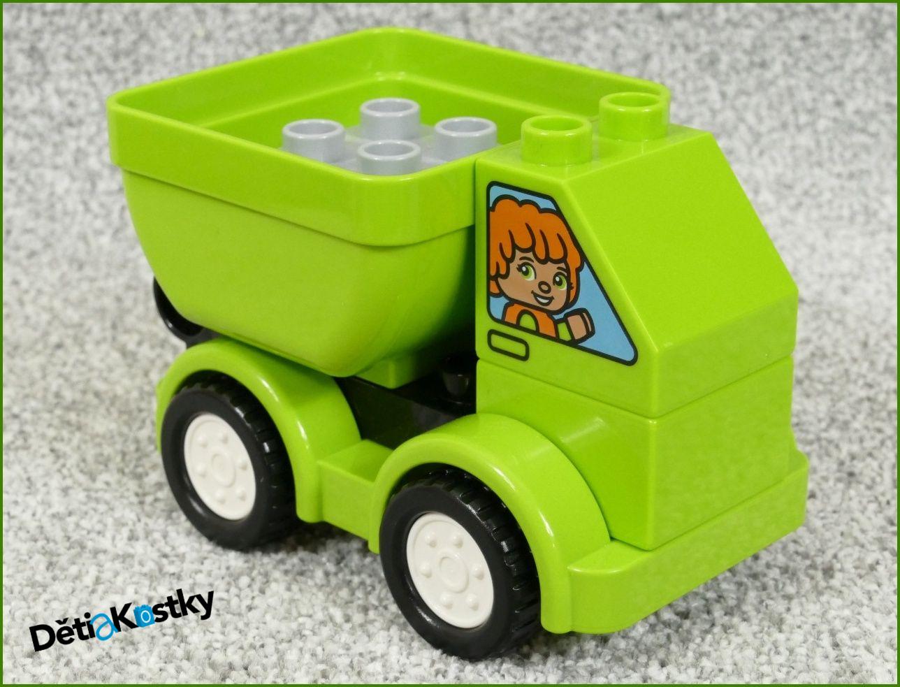 Lego® Duplo® Autíčko z Kostek Limetka s Vyklápěcí Korbou