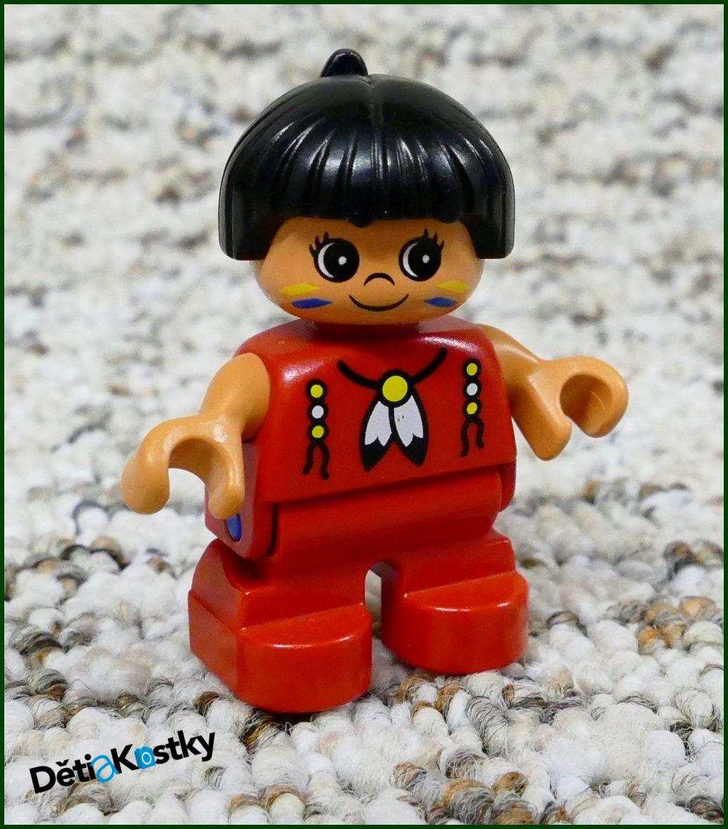 Lego® Duplo® Figurka Dítě Indián Červený