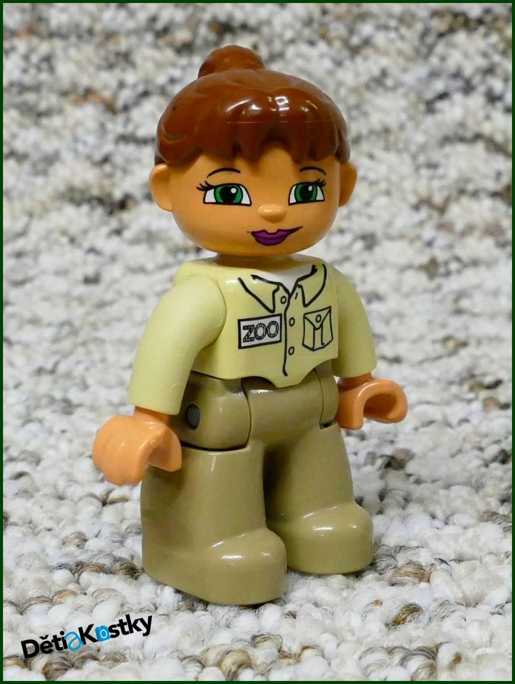 Lego® Duplo® Figurka Zoo Ošetřovatelka s Culíkem
