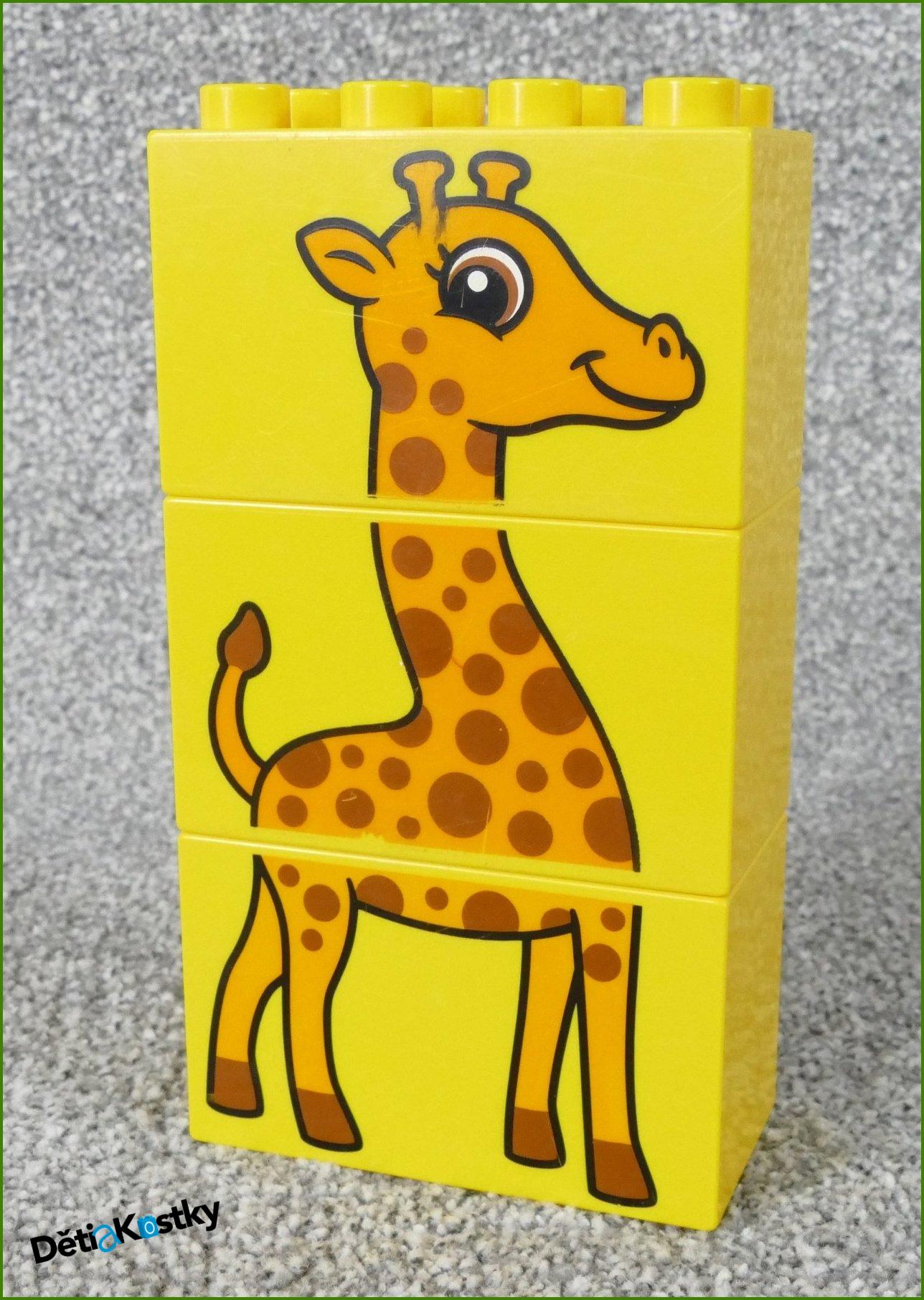 Lego® Duplo® Zvířátko z Kostek 2x4x2 - Žirafa