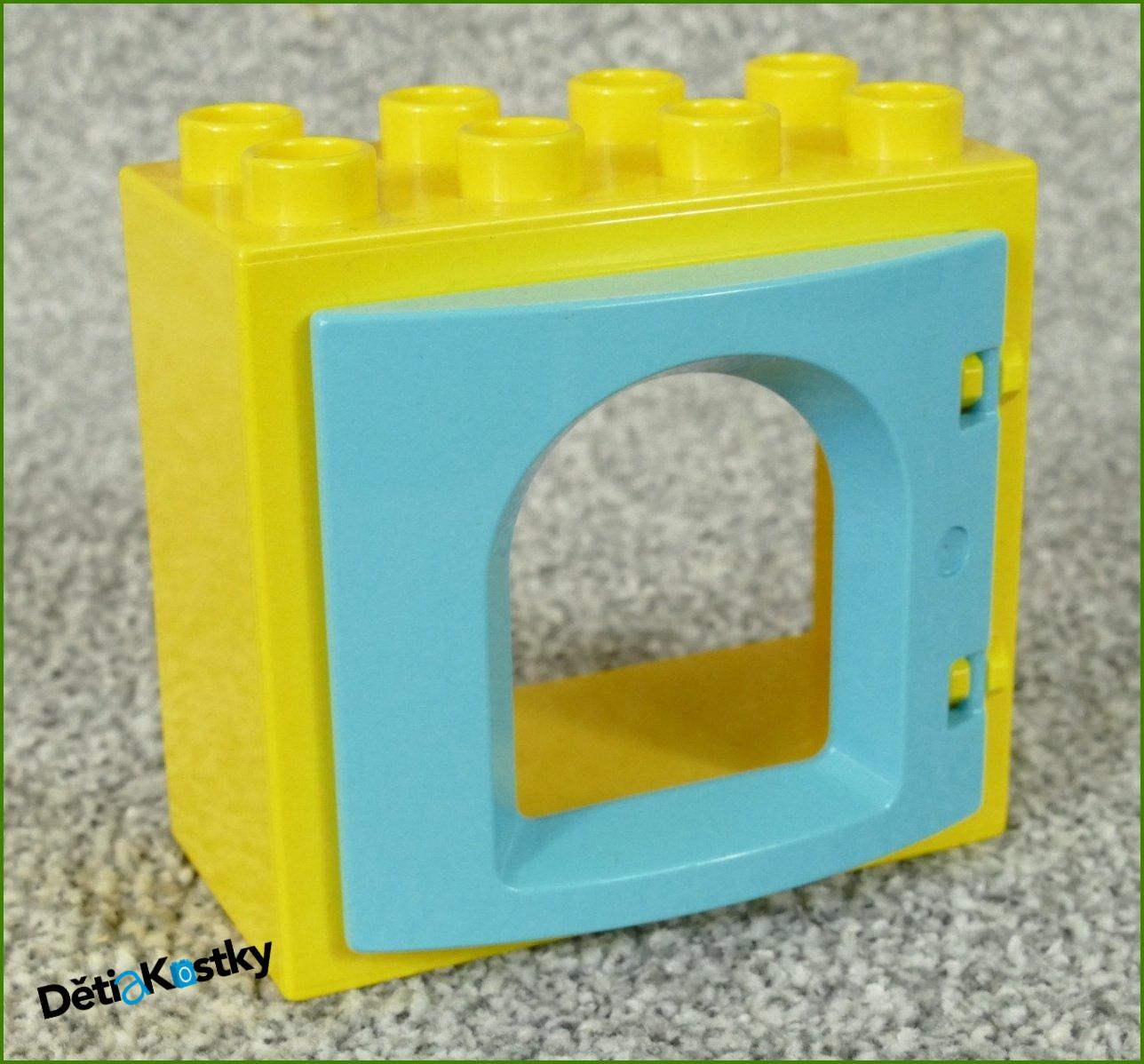 Lego® Duplo® Okno Hradu Žluté - Tyrkysové Okno