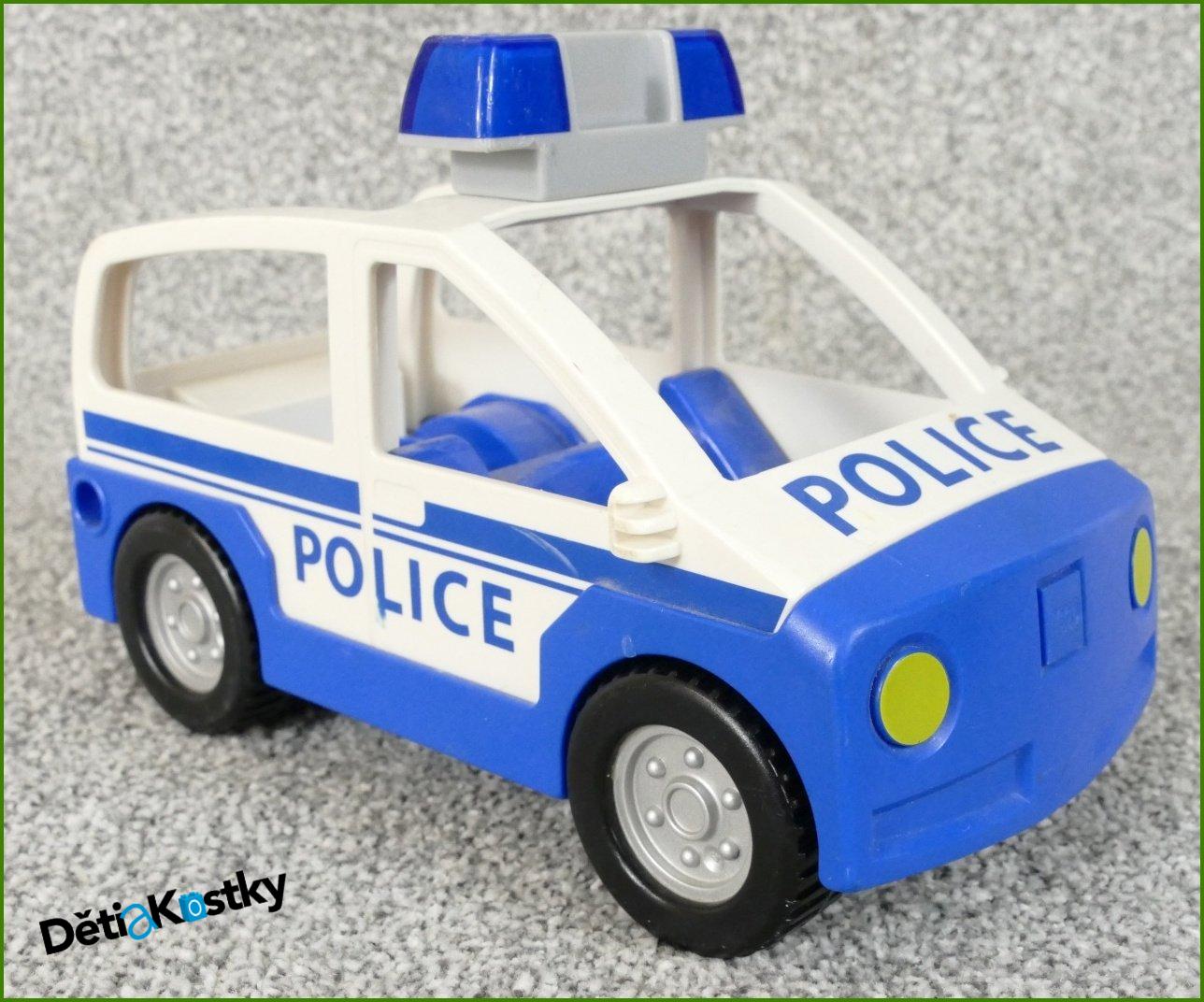 Lego® Duplo® Policejní Dodávka Bílo/Modrá - Modrý Nápis