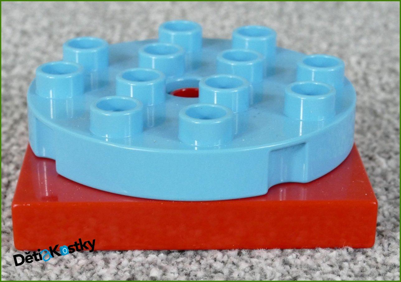 Lego® Duplo® Otočná Část Velká Červeno-Tyrkysová
