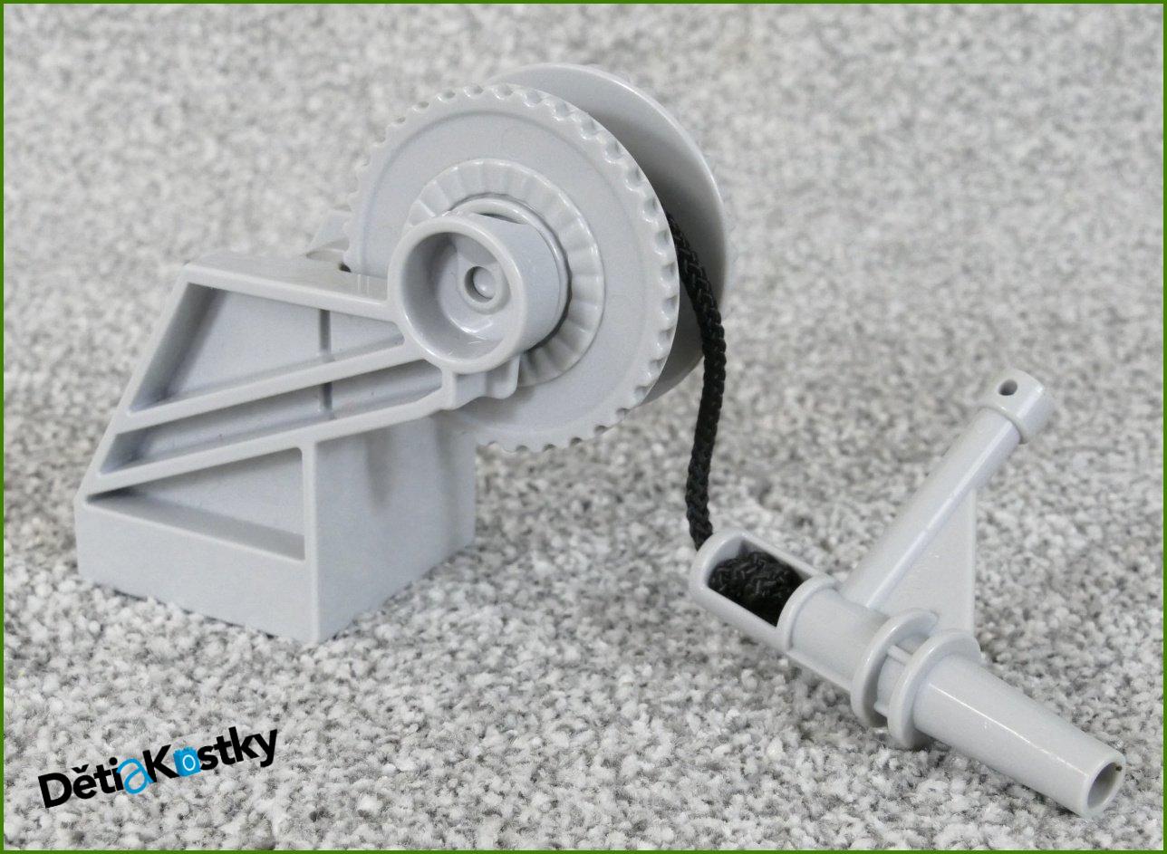Lego® Duplo® Naviják Šedý - Šedé Kolečko s Tryskou