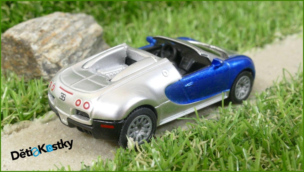 Angličák Siku Autíčko Bugatti 16.4 Veyron Grand Sport - horší levé dveře