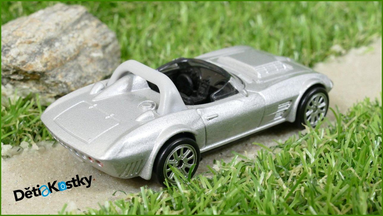 Model Autíčka Mattel - Fast and Furious FF041 - ´64 Chevy Corvette Grand Sport