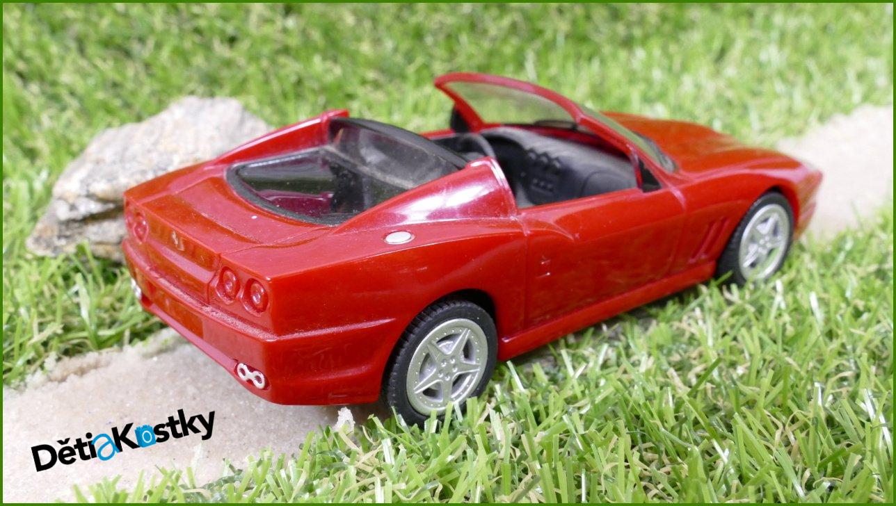 Model Autíčka Shell V-Power (Hotwheels) - Ferrari Superamerica - natahovací