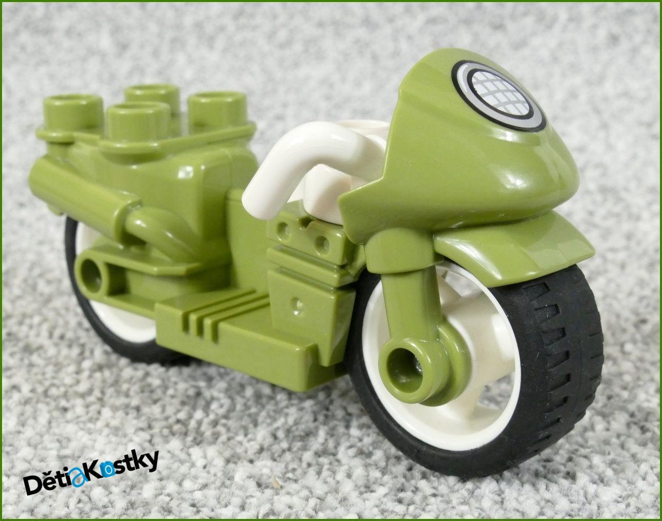 Lego® Duplo® Motorka Tmavě Zelená Závodní
