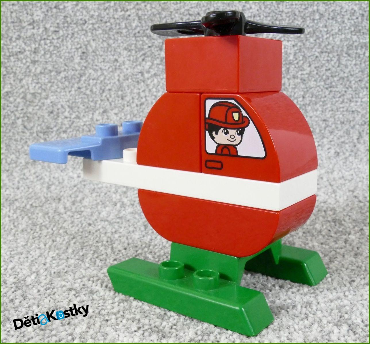 Lego® Duplo® Vrtulník Malý Hasičský z Kostek