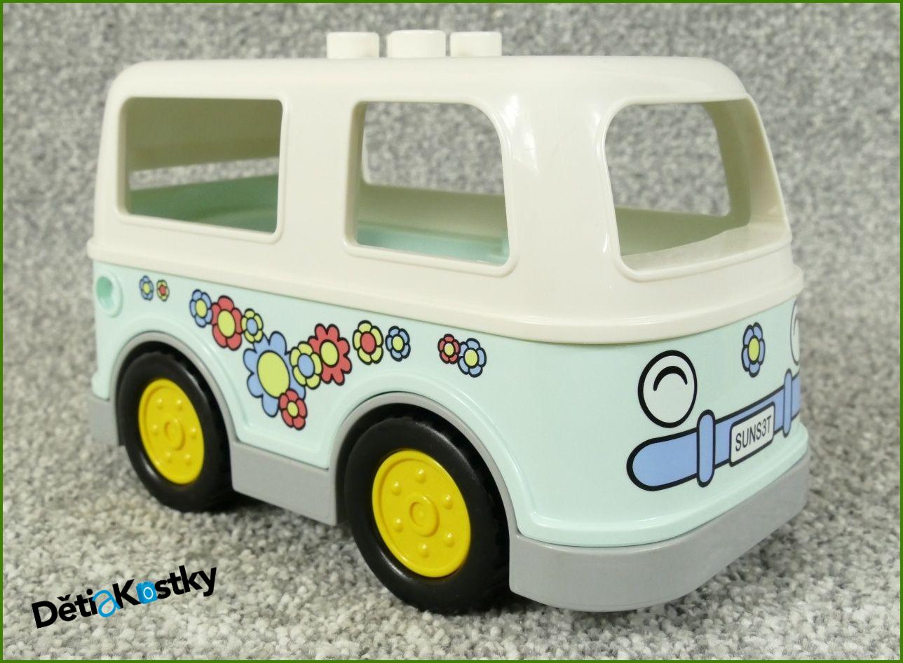 Lego® Duplo® Rodinný Karavan SUNS3T s Květinami na Boku