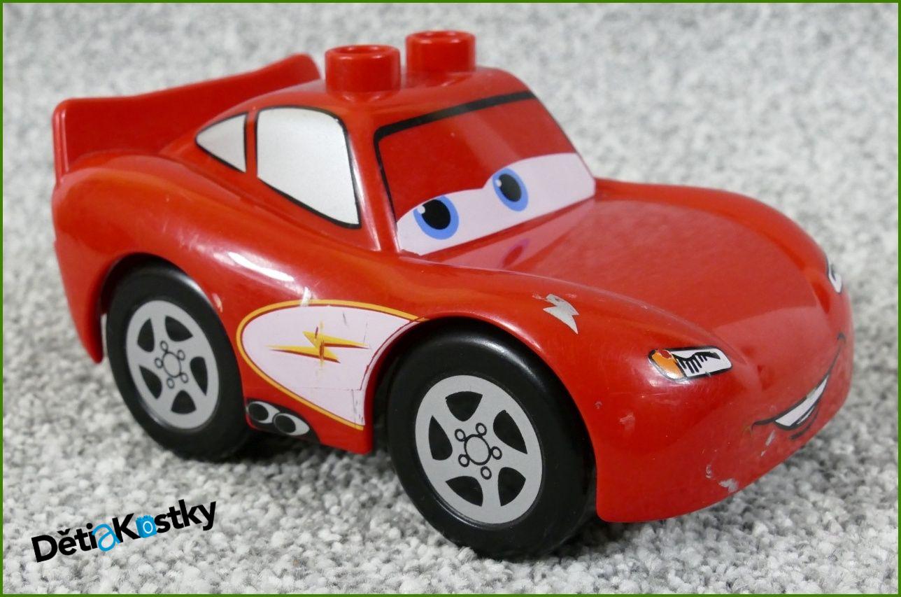 Lego® Duplo® Cars - Blesk McQueen - Červený - Stříbrné Disky