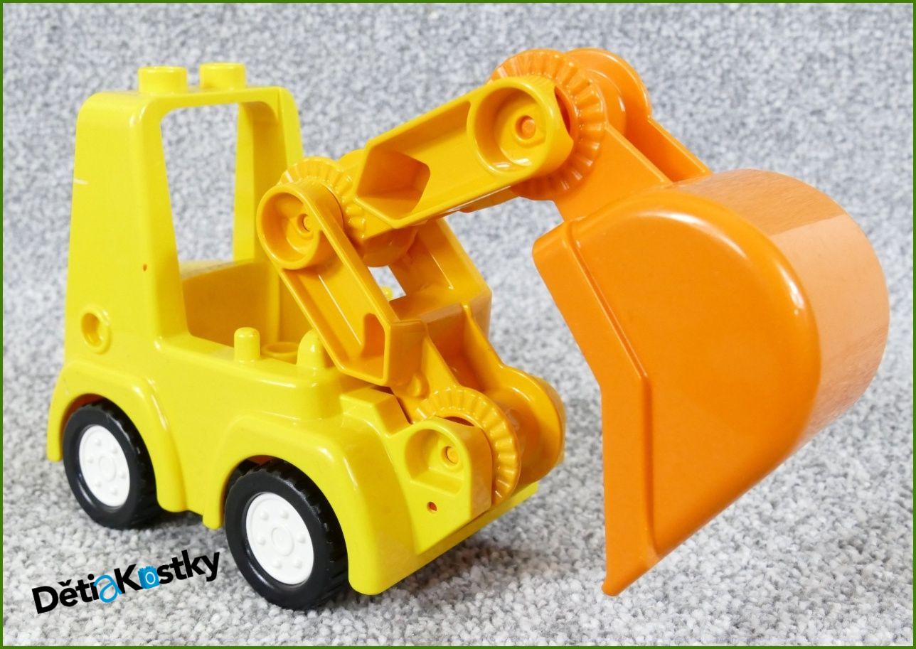 Lego® Duplo® Bagr Malý Žlutý - Bílá Kola