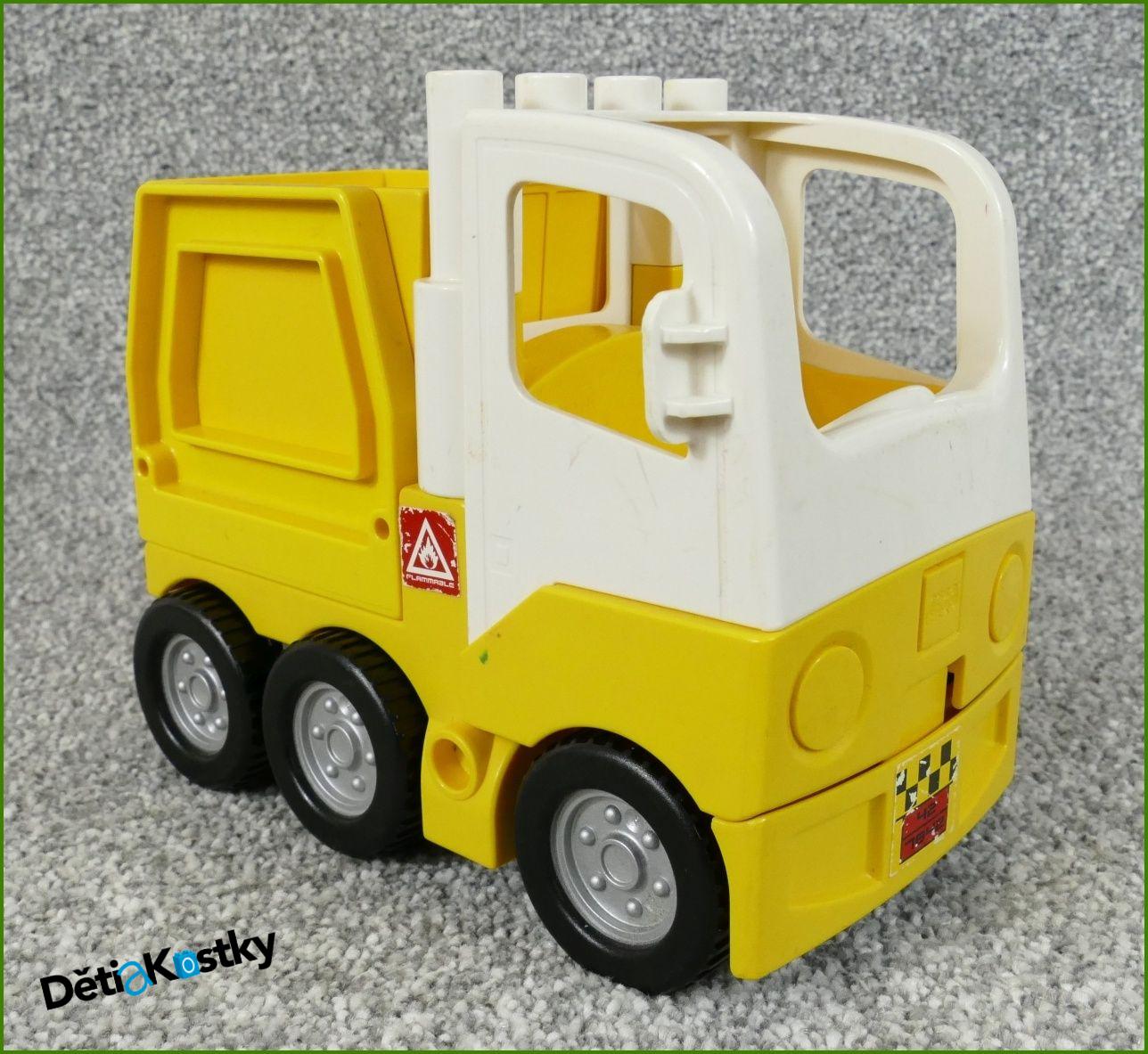 Lego® Duplo® Letištní Tahač se Žlutou Vyklápěcí Korbou