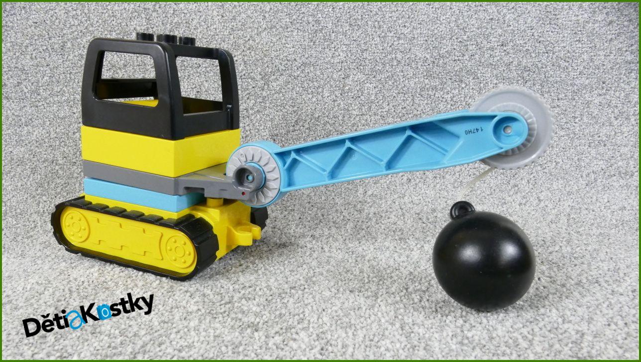 Lego® Duplo® Bagr Malý s Koulí - Černá Kabina