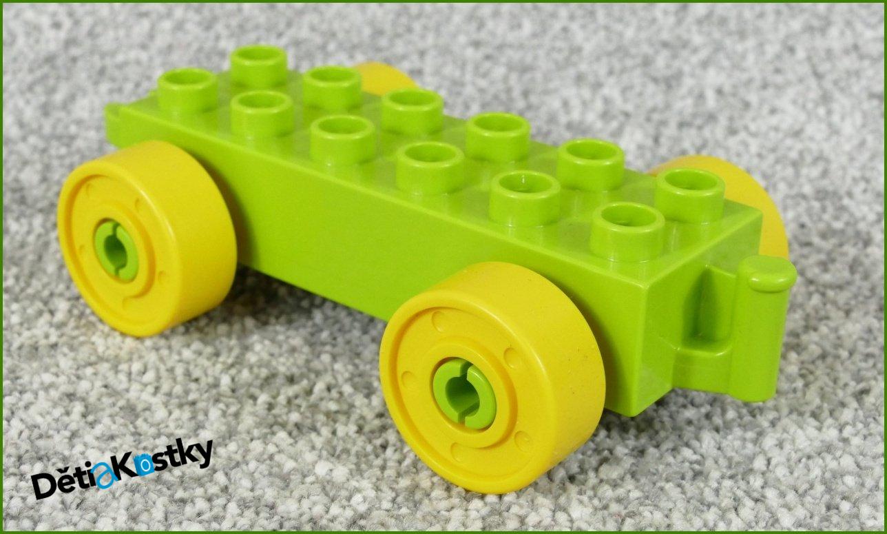 Lego® Duplo® Podvozek pro Auta Limetka (Žlutá Kola)