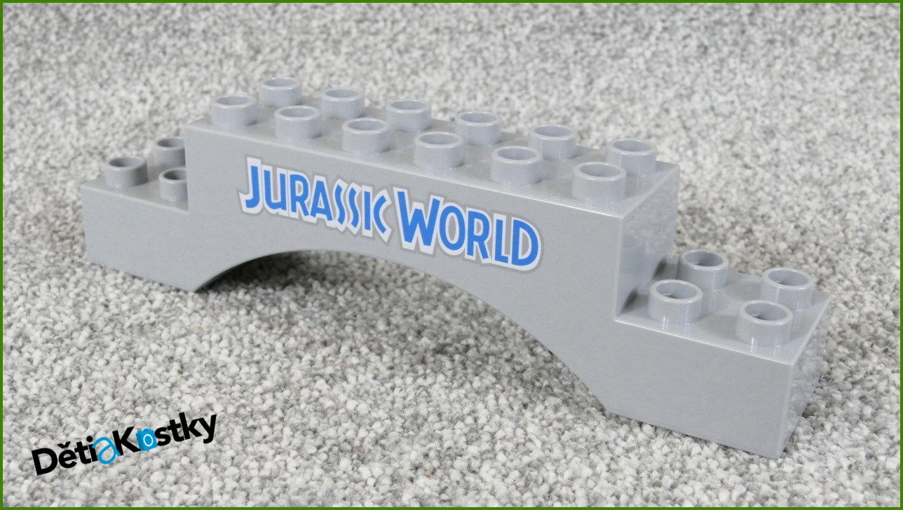Lego® Duplo® Obrázek Klenba Šedá Jurassic World