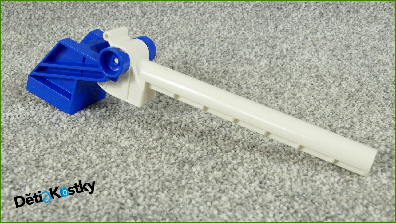 Lego® Duplo® Železniční Závora Novější Bílá s Modrým Podstavcem