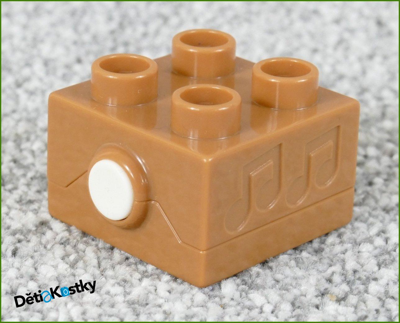 Lego® Duplo® Kostka 2x2 se Zvuky Pralesa/Džungle