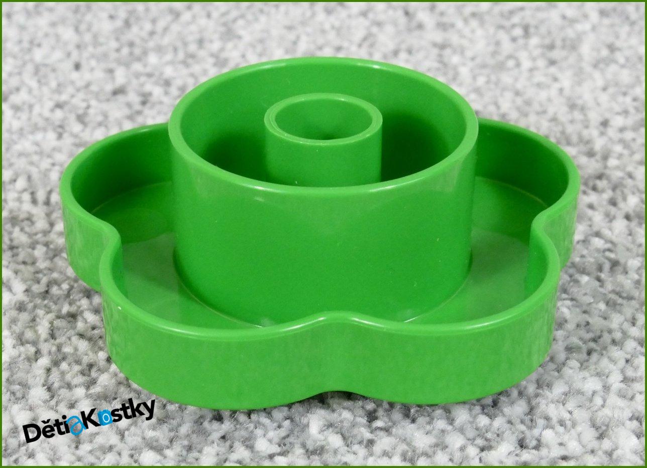 Lego® Duplo® Kostka Tvar Květiny/Stůl Světle Zelený