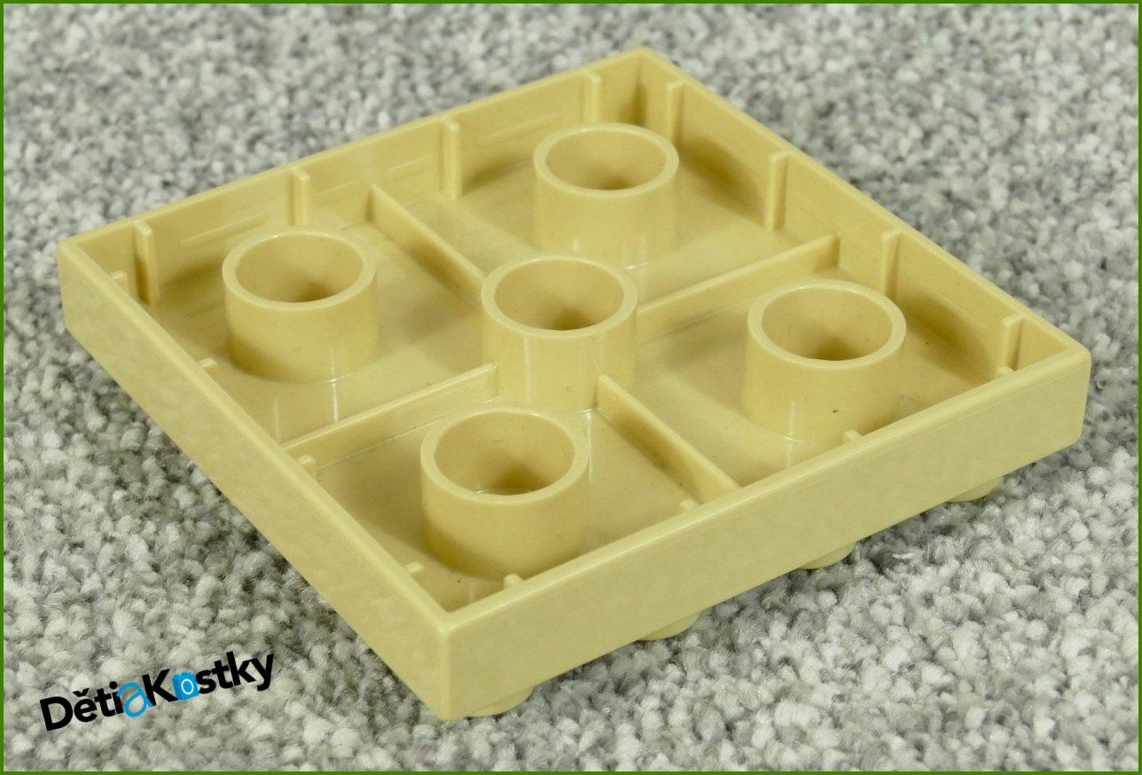 Lego® Duplo® Podložka/Destička 4x4 Světle Béžová