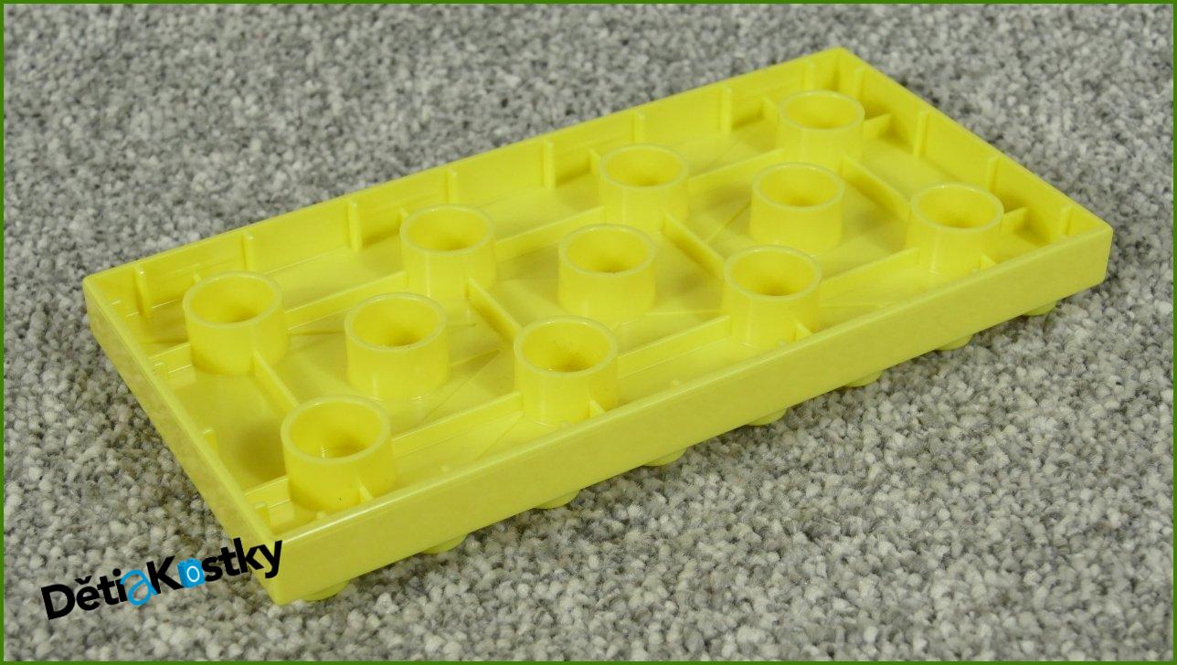 Lego® Duplo® Podložka/Destička 4x8 Světlounce Žlutá