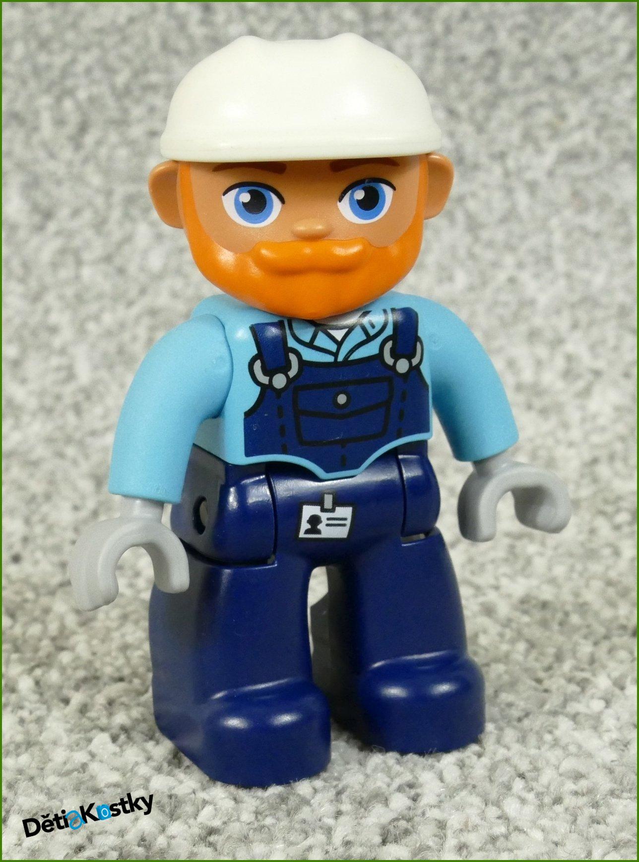 Lego® Duplo® Figurka Dělník s Vousy