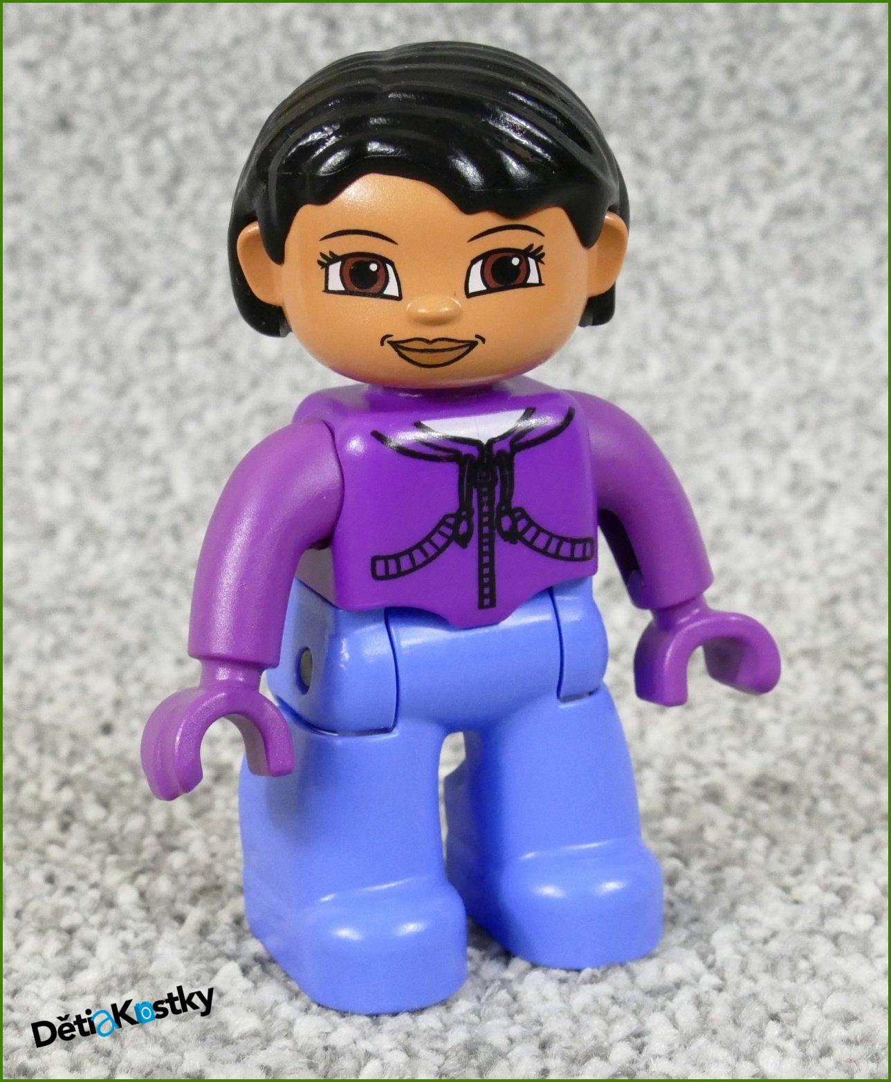Lego® Duplo® Figurka Maminka - Fialové Ruce