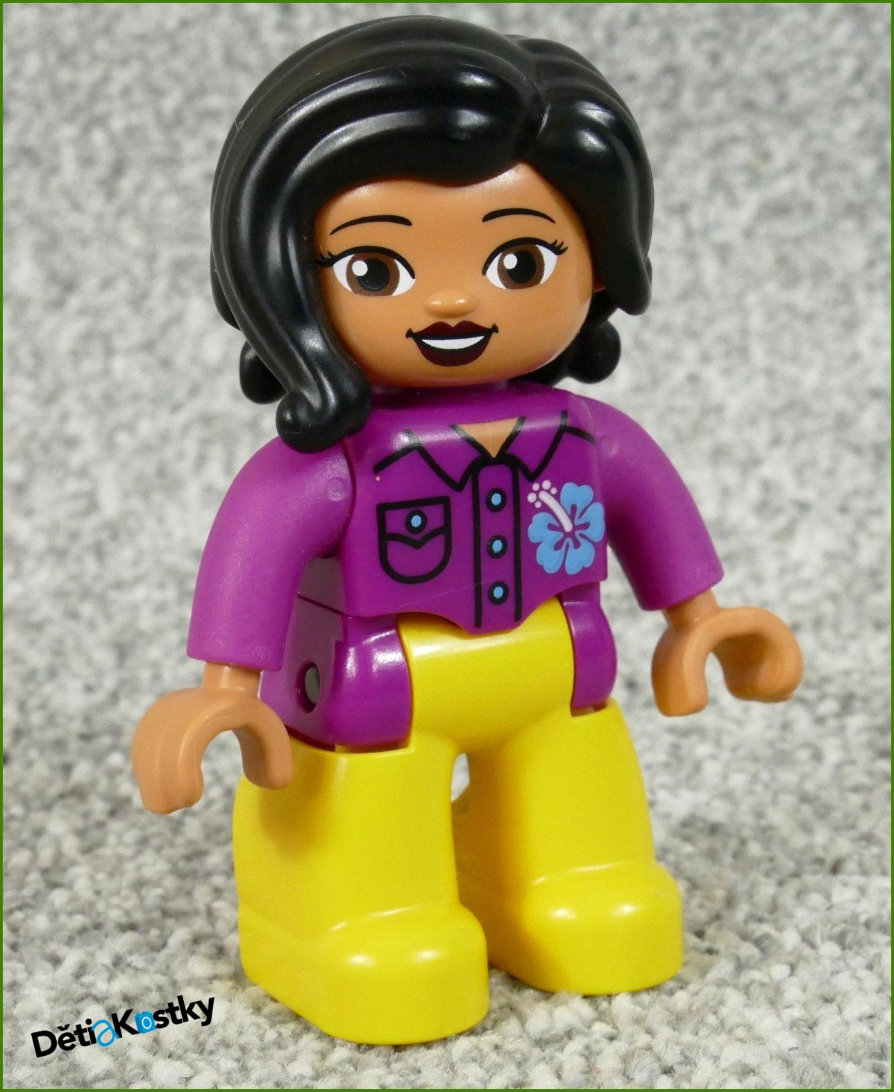 Lego® Duplo® Figurka Maminka s Černými Vlasy