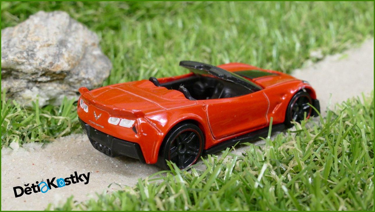 Model Autíčka Angličák Hot Wheels Corvette C7 Z06 Convertible