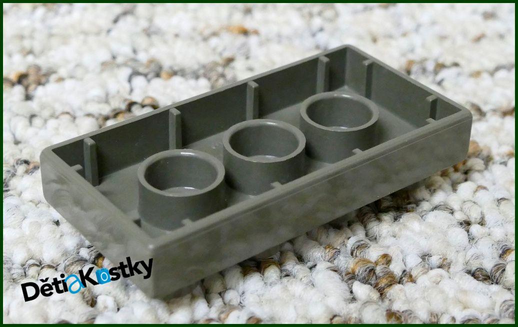 Lego® Duplo® Podložka/Destička 2x4 Hnědošedá