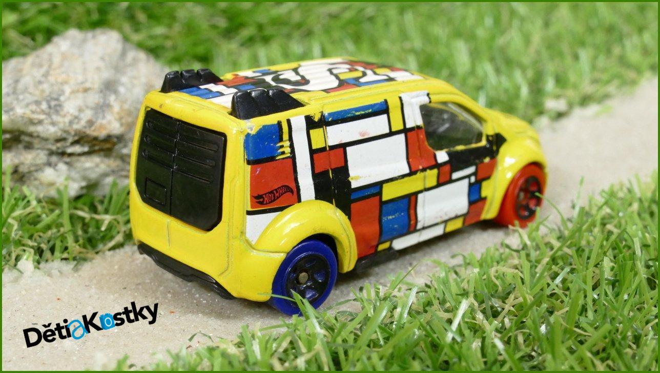 Model Autíčka Angličák Hot Wheels Ford Transit Connect