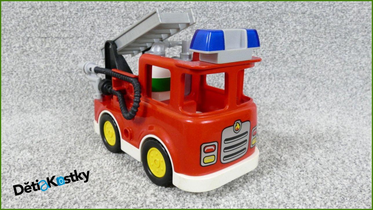 Lego® Duplo® Hasičské Auto se Žebříkem a Příslušenstvím