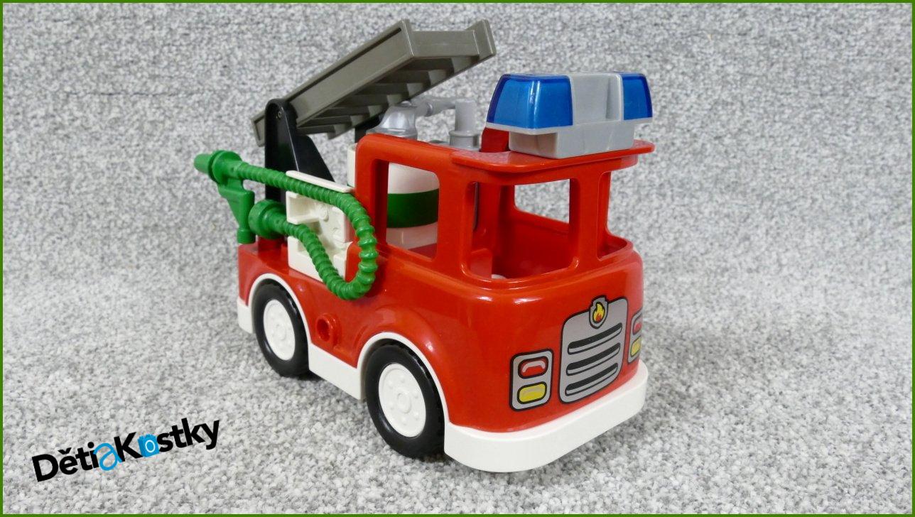 Lego® Duplo® Hasičské Auto se Žebříkem a Příslušenstvím